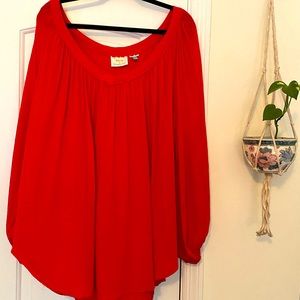 Maeve by Anthropologie Pink Boho Blouse Size 26W